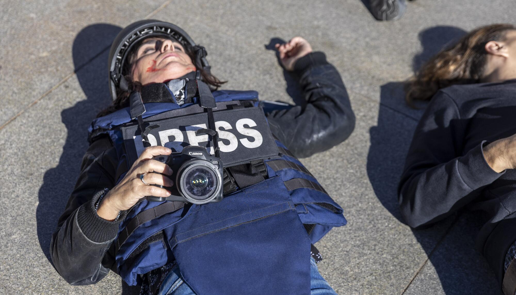 Acción Denuncia Periodistas asesinados Gaza - 5